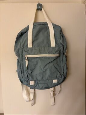 Wild Fable Dusty Blue Backpack with White Details